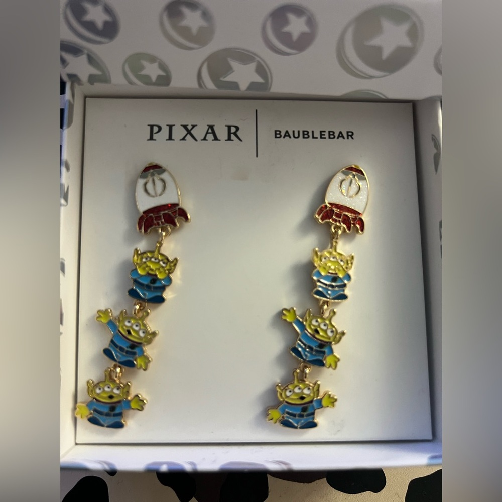 SOLD💰Disney Pixar Toy Story ALIENS earrings NWB - Picture 5 of 5